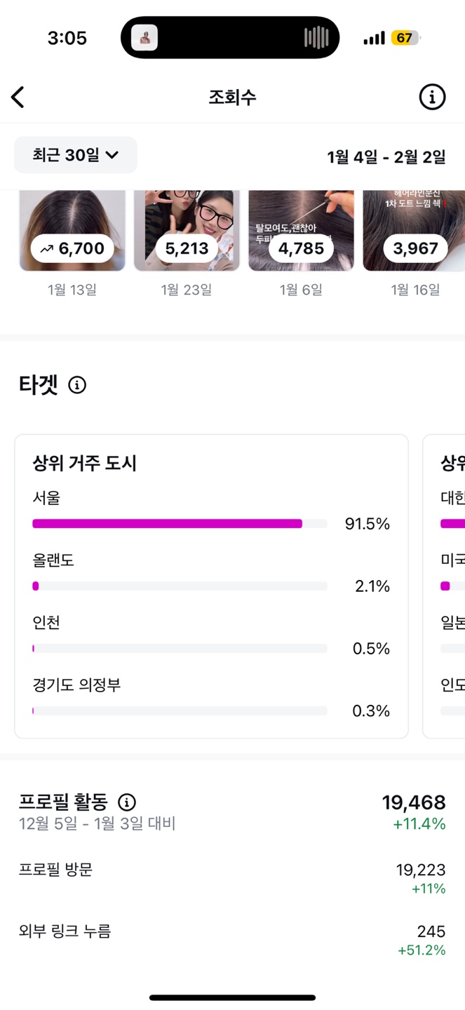 마곡 S샵 SNS 마케팅 인사이트 사례
